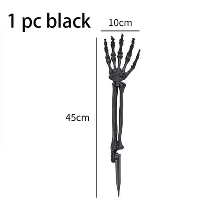 Halloween Decorations Home Decor Skeleton Head Outdoor Scary Props Realistic Skull & Hands Yard Prank Festivals Party Supplies