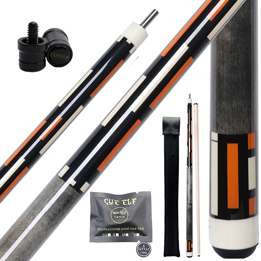 Cue Stick, Maple Carom Billiard Cue, 12mm VP2 Joint, Indoor Durable Accessory for Billiards Sport, Game Entertainment