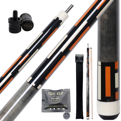 Cue Stick, Maple Carom Billiard Cue, 12mm VP2 Joint, Indoor Durable Accessory for Billiards Sport, Game Entertainment