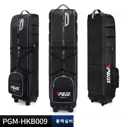 PGM Golf Travel Plane Bags With Wheel Thicken Straps Foldable Golf Club Travel Cover for Airlines Golf Aviation Bag HKB009