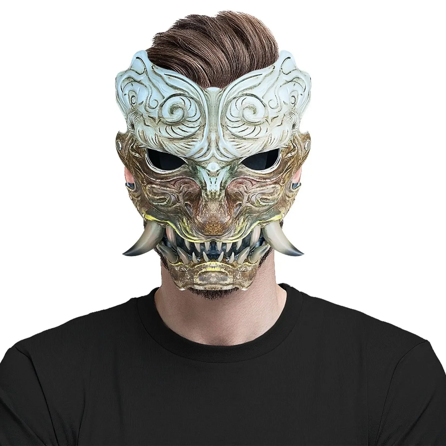 Halloween Mask, Party Mask, Fun Horror Mask, Cosplay Mask, Masquerade Mask, Led Mask, Halloween Decoration, Halloween Props