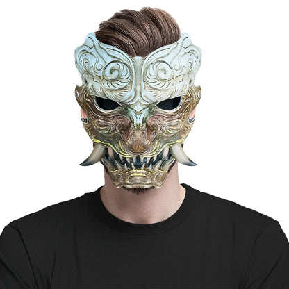 Halloween Mask, Party Mask, Fun Horror Mask, Cosplay Mask, Masquerade Mask, Led Mask, Halloween Decoration, Halloween Props