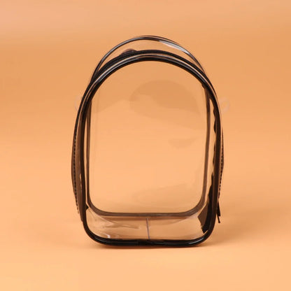 For 15cm Labubu V2 Sitting Party Cotton Doll Crossbody Pain Bag Pvc Storage Bag Hairball Dolls Display Bag (No Dolls)