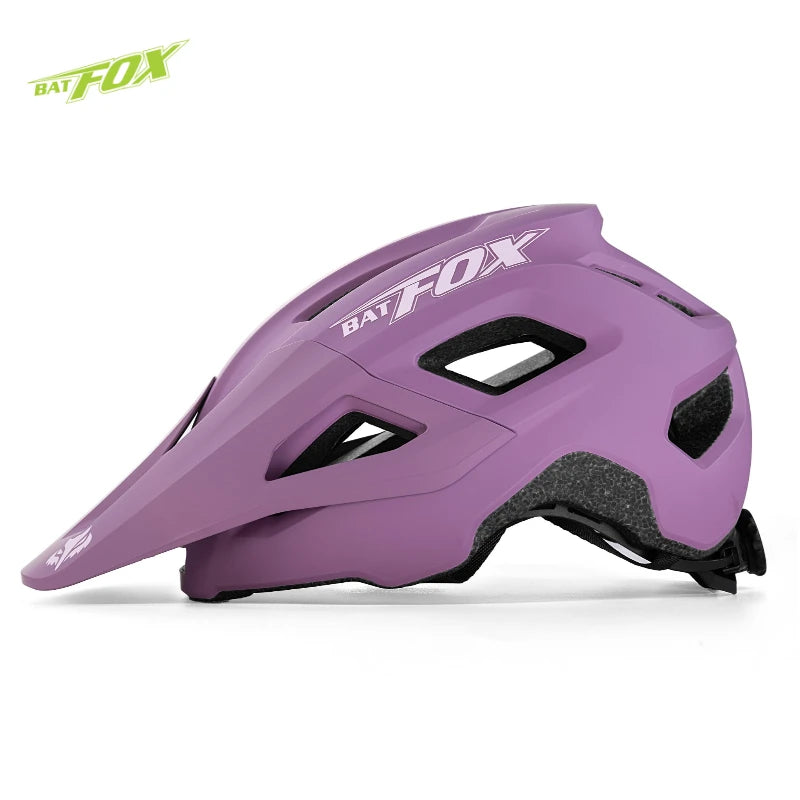 BATFOX Bike Helmet Lightweight Safety Cap Protection Comfort Lining Bicycle MTB Helmets Women Men Riding Cycling Helmet Casao