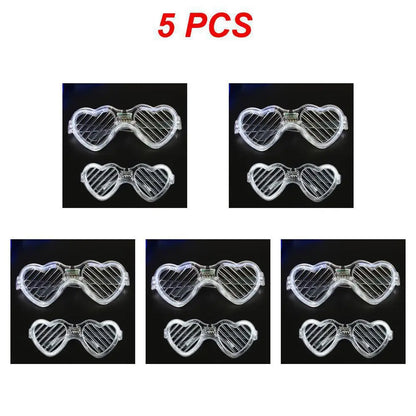 Sense of Future Science Technology LED Luminous Glasses Ins Popular Punk Goggles Party Christmas Colorful Light Shades Decor