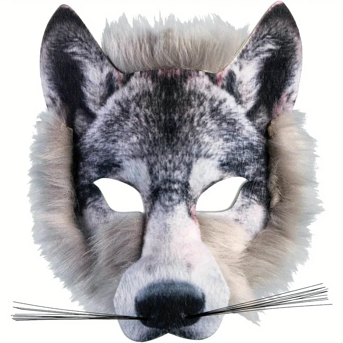 1 Piece Animal Wolf Mask for Everyone, Universal for Halloween Party Gathering
