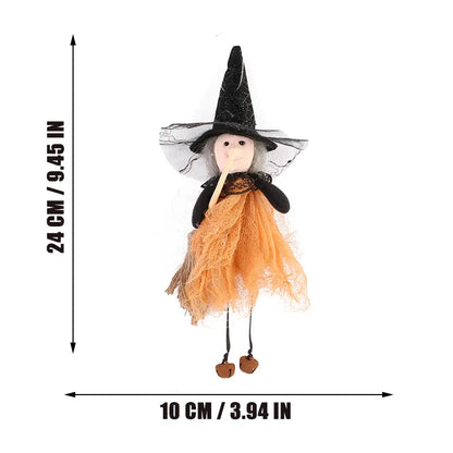 Scary Witch Doll Indoor Decor Halloween Props Home Decoration Halloween Witch Props Halloween Tree Hanging Ornaments Halloween T