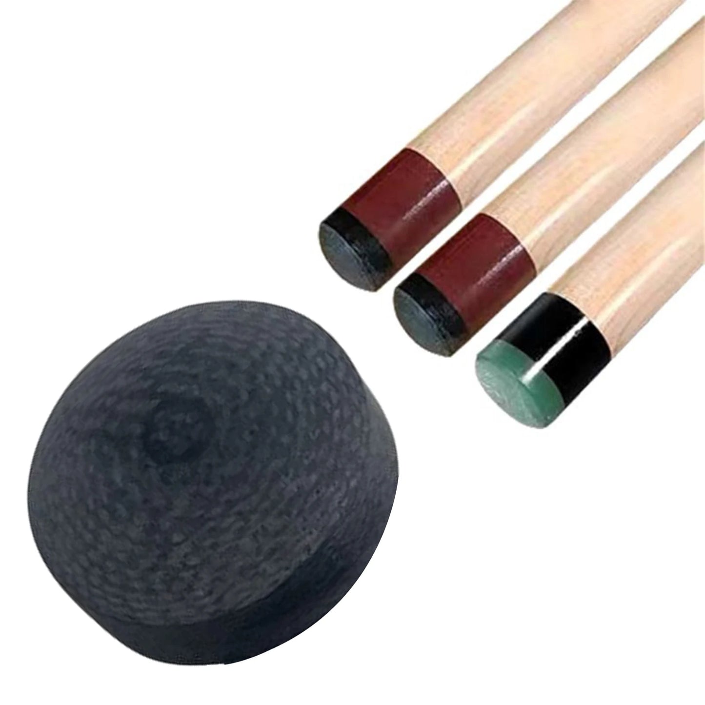 Pool Stick Tip Round Replacement Repair Break/Jump Tip Glue to Repair Hardness for  Billiard Snooker Pool Cue Accessory