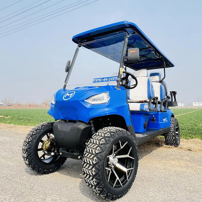 Comfortable Driving Golf Carts Electric Golf Buggy Factory 4+2 Seat Sightseeing Bus Club Cart  6 Seater Electric Golf Cart
