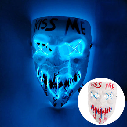 Luminous Mask Mask Dance Cold Light LED Mask Scary Mask for Festival Cosplay Halloween Costume Masquerade Parties,Carnival,Gift