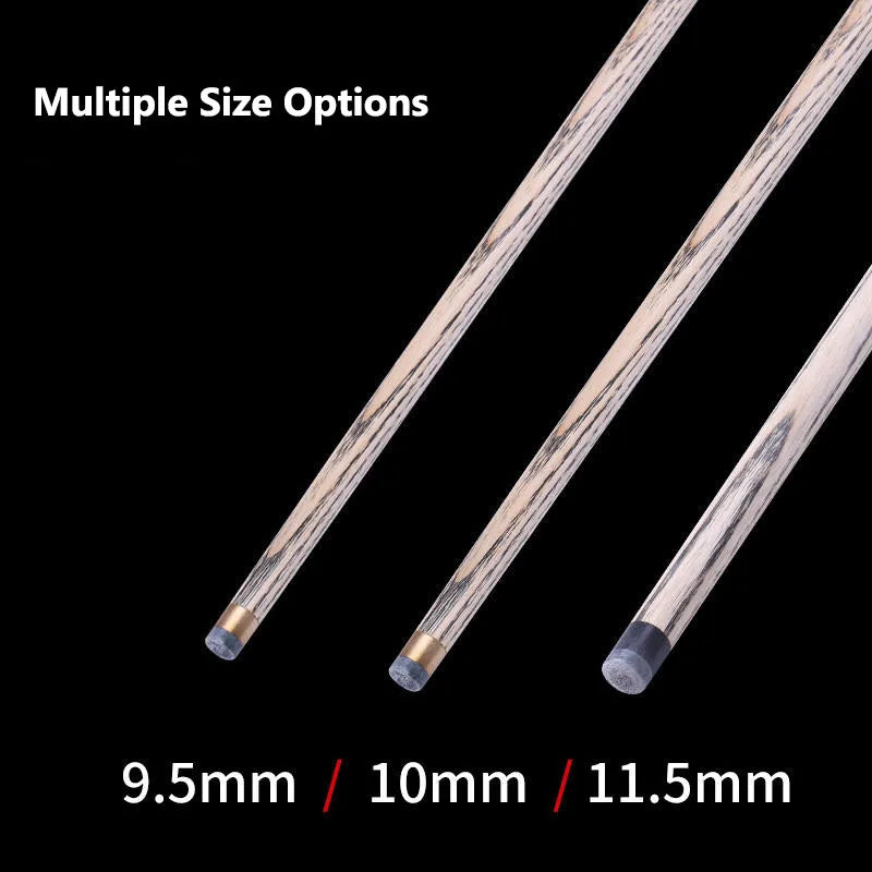 New Arrival OMIN Snooker Cue Stick Cobras 9.5mm/10mm/11.5mm Tip Size Ash Shaft Ebony Wood Handle With Snooker Cue Case Set