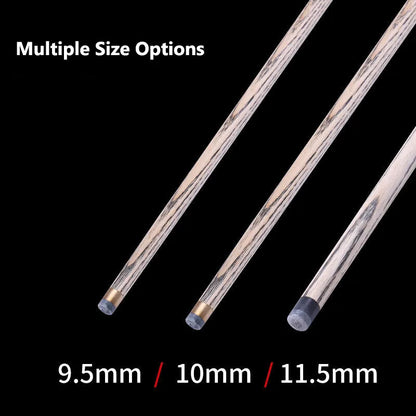 New Arrival OMIN Snooker Cue Stick Cobras 9.5mm/10mm/11.5mm Tip Size Ash Shaft Ebony Wood Handle With Snooker Cue Case Set