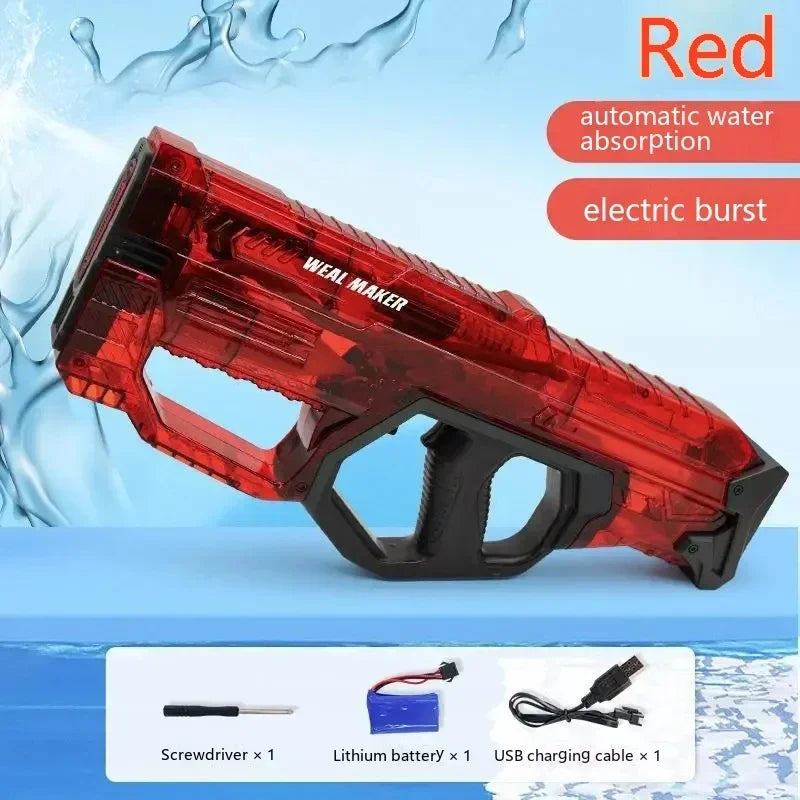 Hot Selling Dropshipping Electric Continuous Shooting Water Gun Toy Automatic Spray Outdoor Pool Summer Toy for Kids Adult Gift