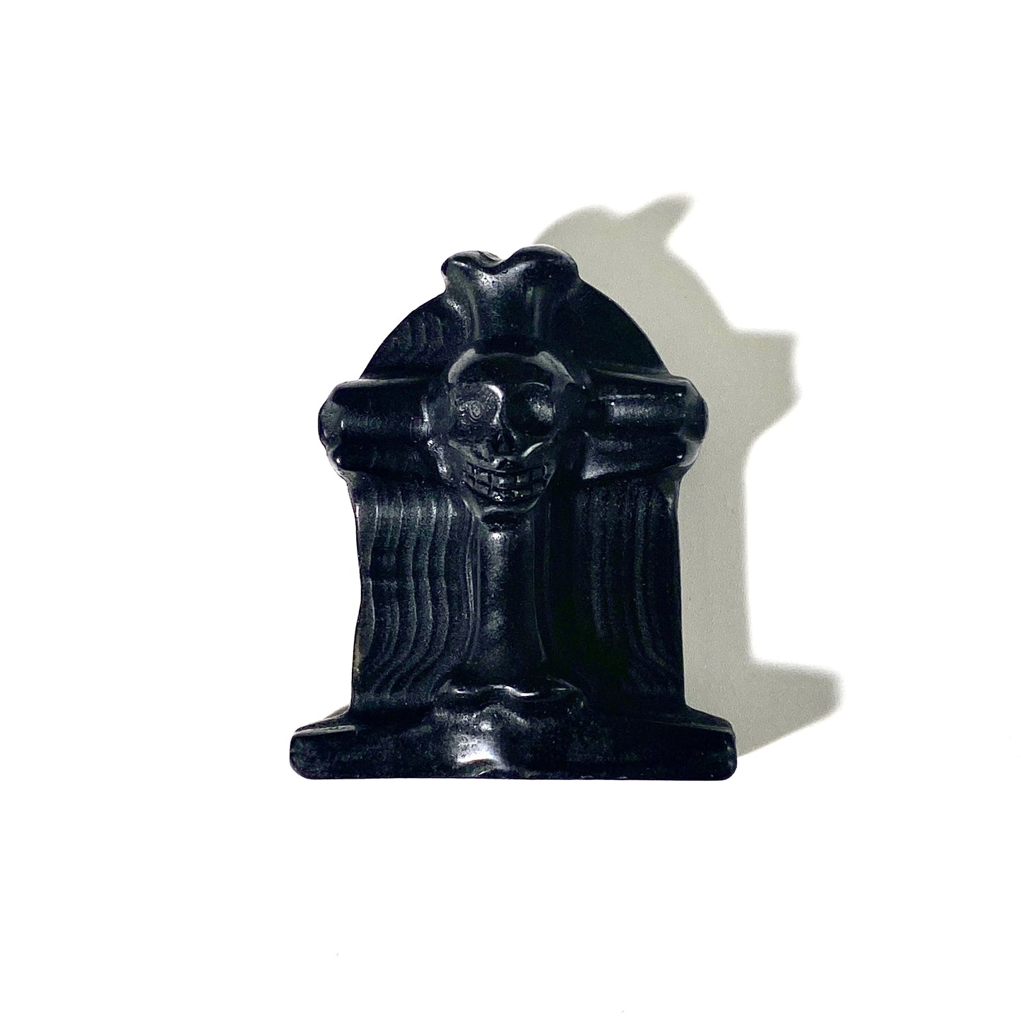 1PC High Quality Halloween Tombstone Natural Crystal Carving,Healing Crystal, Birthday Gift,Black Obsidian,Yooperlite,Women Gift