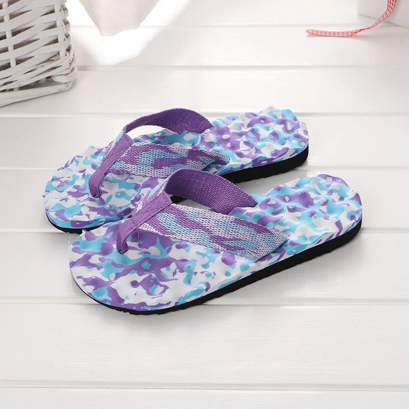 Summer Slippers Women Casual Massage Durable Flip Flops Beach Sandals Female Flat Shoes Lady Room Slippers Footwear Slides 2024