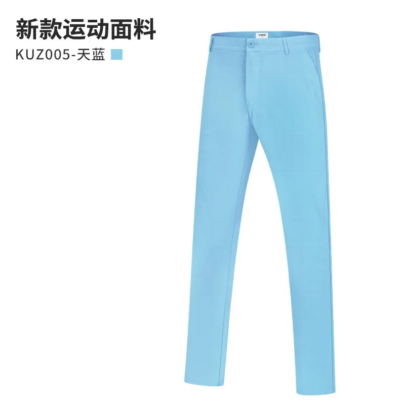 PGM Authentic Golf Pants Men Waterproof Trousers Soft Breathable Golf Clothing Summer Sizes Xxs-Xxxl KUZ005