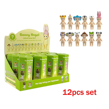 Sonny Angel Blind Box Animal Angel Series Anime Character Mini Doll Toy Cute Decoration Kids Surprise Birthday New Year Gifts