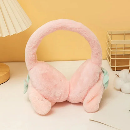 Sanrio Kuromi Cinnamoroll Melody Soft Plush Warmer Earmuff Earflap Winter Outdoor Cold Protection Ear-Muffs Ear Cover Gift
