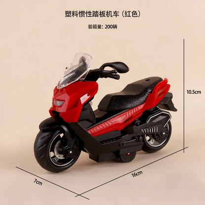 For 17cm Labubu Doll Black Leather Jacket & Inertia Bike Set Cool Biker Outfit Ropa Labubu Doll Accessory