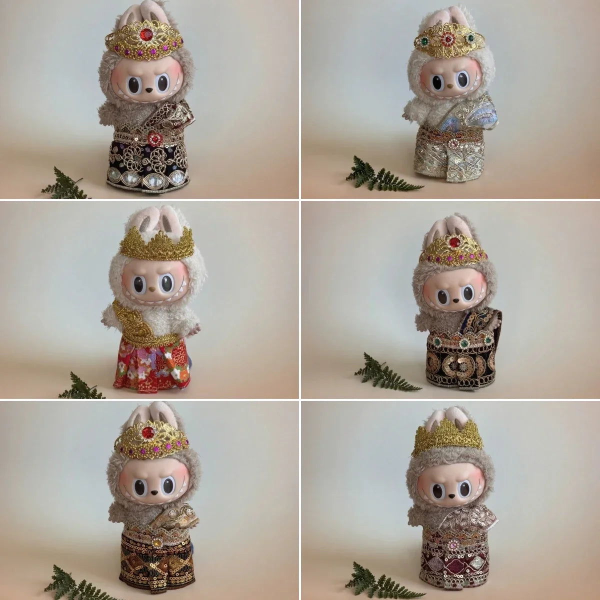 Labubu 3.0 Accessories Plush Idol Doll Clothing Thai Palace Clothing With Accessories Exquisite Set Gift