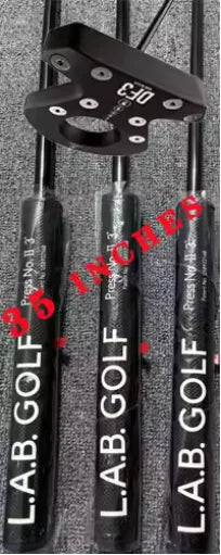 LAB Golf DF3 Putter Balanced Putter Black/Blue/Green/Red/Pink Color Black Steel 33 34 35 Inch LAB Golf Club With Head Cover