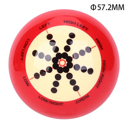 Training Billiard Cue Ball Snooker Practice Assist Accessory Practice Balls With Standard Lines and Dots America Pool Eight Ball
