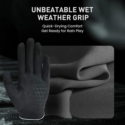 3 Pack Breathable Great Grip Golf Rain Gloves Men Left Right Hand All Weather Grip Black Grey Green S M ML L XL