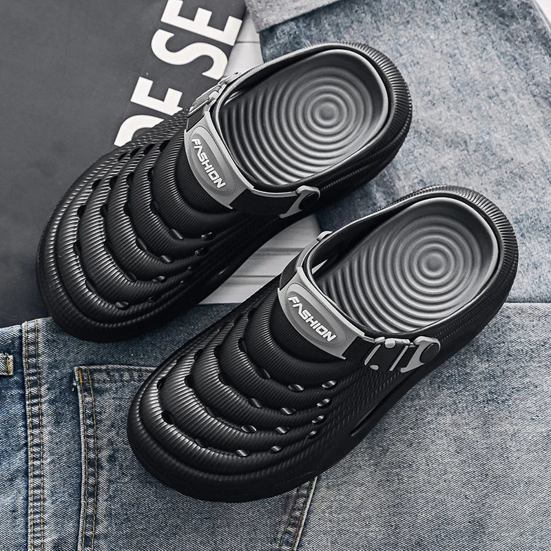 Unisex Summer Slippers Men Clogs Platform Women Beach Sandals Outdoor Casual Non-Slip Footwear Men Sandals
