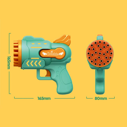 Bubble Gun 29 Holes Electric Automatic Summer Soap Water Bubble Machine 2-In-1 for Children Gift Toys