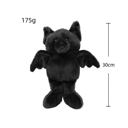 30CM High Quality Build a Bear Posable Bat Soft Plush Toy Cute Pet Accessories Doll Merch Birthday Halloween Christmas Kids Gif