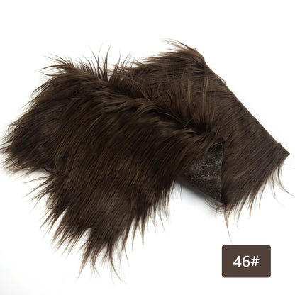 Faux Fur Fabric 46 Colors 160x50cm 8cm Soft Long Plush Handmade Doll/Clothing Shaggy Fabric
