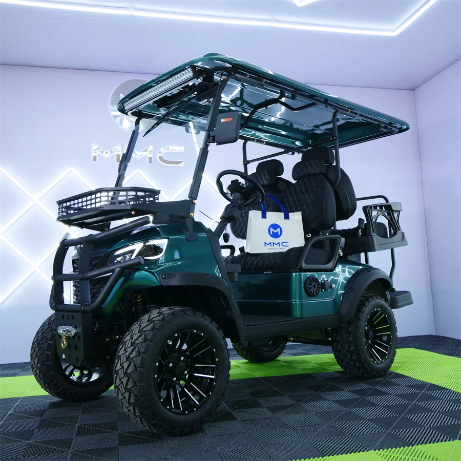 Golf Buggy Elektrický Golf Trol Lifted 4 Passenger Brand New Powerful 4 Wheel Club Car Electric Golf Cart
