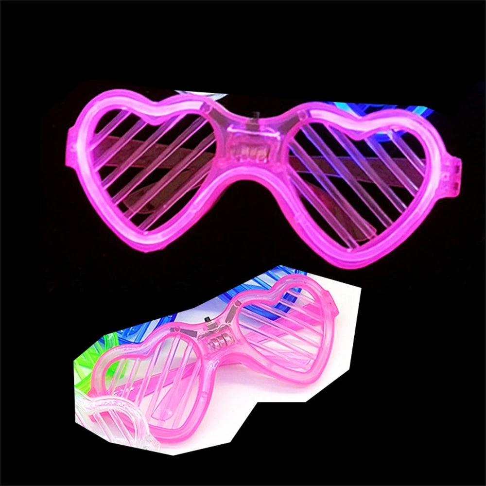 Sense of Future Science Technology LED Luminous Glasses Ins Popular Punk Goggles Party Christmas Colorful Light Shades Decor