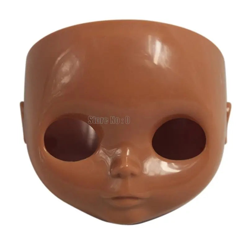 1pc 1/6 Blyth Diy Doll Factory Dolls Faceplate With Backplate 30cm Plastic Blyth No Makeup Face Screw Toys Accessories