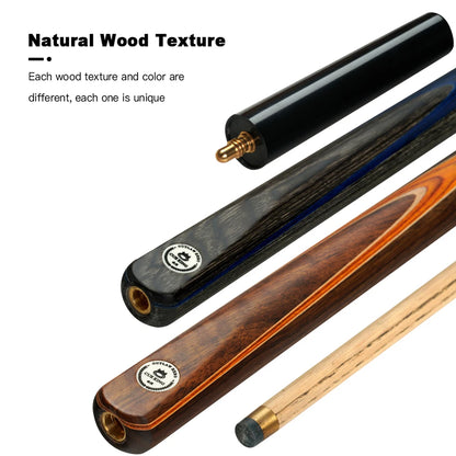 O'MIN Snooker Cue 3/4 Jointed Cue 57 Inch 10-10.2mm Ash Cue OMIN Members Snooker Stick Billiard Cue With Case and Extension Kit