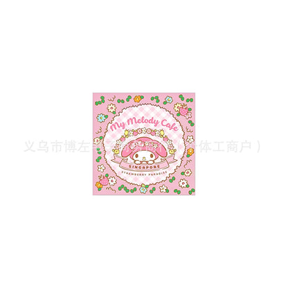 Sanrio Melody Theme Children'S Birthday Party Decoration Flag Streamer Disposable Meal Girl Dinner Party Set Plate Tablecloth