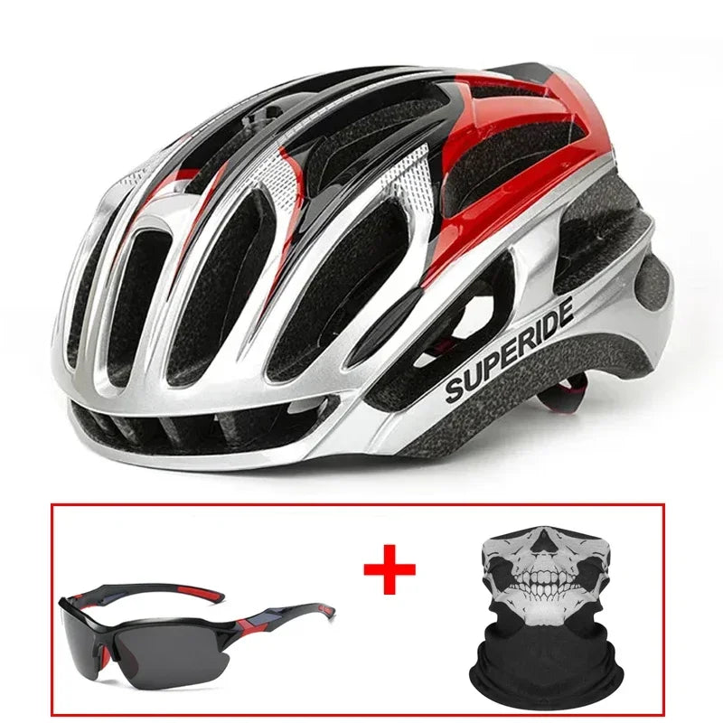 Road Bike Helmet Ultralight Bicycle Helmets Men Women Mountain Bike Riding Cycling Integrally-Molded Helmet