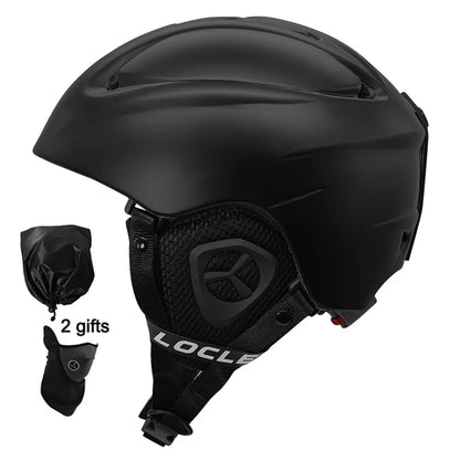 LOCLE Men Skiing Helmet Women Adult and Children Kids Snowboard Skateboard Skiing Equipment Snowmobile Motorcycle Helmets