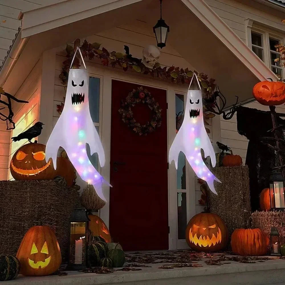 Halloween Hanging Ghost Mini Funny Decorat Ghost KTV Terror Party Garden Ghosts, Festival Outdoor Home Party DIY Decorat Gift
