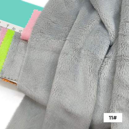 Plush Fabric 5mm Pile Length 100 Polyester 100 Colors Can Be Choose Hair Material for Popular Cotton Dolls DIY Handmade Fabric