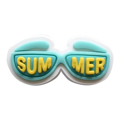 Eye Symbol Shoe Charms for Crocs Sandals Women Clogs Pins Shoe Decorations Accessory Men Badges Girls Kids Shoes Accessories