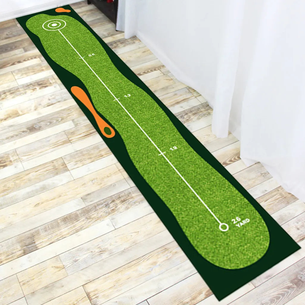 Golf Putting Indoor Golf Hitting Mat Green Mat Golf Practice Training Aid Equipment for Home Outdoor Backyard Golf Practice