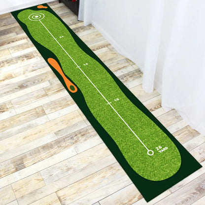 Golf Putting Indoor Golf Hitting Mat Green Mat Golf Practice Training Aid Equipment for Home Outdoor Backyard Golf Practice