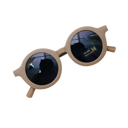Ma&baby Summer Toddler Infant Children Retro Solid Color Cute Glasses Outdoor Beach Protection for Kids
