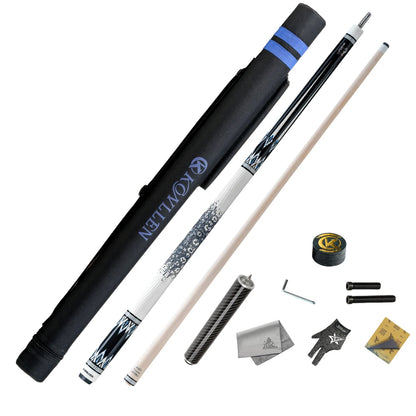 KONLLEN Pool Cue Stick Pro Taper Canadian Maple Billiard Pool Sticks for Adults With Low Deflection Shaft (10.5mm/11.5mm/12.5mm