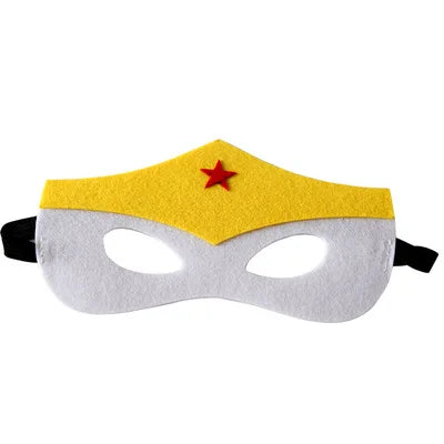 Superhero Kids Cosplay Masks Hulk Spiderman Captain America Mask for Boys Girls Birthday Party Halloween Accessory Props