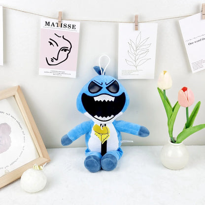 15CM Nightmare Critters Plush Toy Keychain Nightmare Lamb Fluffty Toy Game Role Stuffed Pendant Doll Toy Christmas Gift for Kids