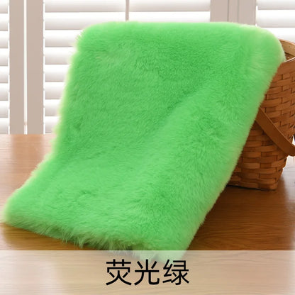2.5cm Imitation Rabbit Fox Fur Grass Counter Decoration Carpet Clothing Scarf Animal Fur Suit Fabric