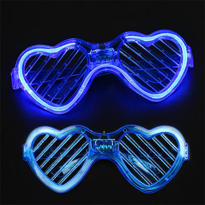 Sense of Future Science Technology LED Luminous Glasses Ins Popular Punk Goggles Party Christmas Colorful Light Shades Decor