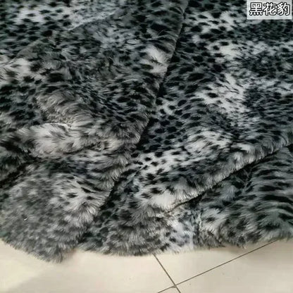 Thickened 1.5cm Fur Length Leopard Print Tiger Print Zebra Print Short Plush Fabric Performance Costume Faux Fur Clothing Fabric